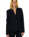 Charter Club Women's Plus Size 2 Button Career Blazer Coat