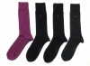 Calvin Klein Men's 4-pack Solid /Pattterned Dress Socks