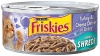 Friskies Cat Food Savory Shreds Turkey & Cheese Dinner in Gravy, 5.5-Ounce Cans (Pack of 24)