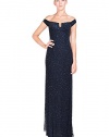 Aidan Mattox Fully Beaded Sequins Stretch Fit Evening Gown Dress (8)