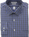 Van Heusen Men's Wrinkle Free Regular-Fit Multi-Checkered Dress Shirt