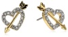 Juicy Couture Heart and Arrow Stud Earrings