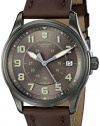 Victorinox Men's 241519 Infantry Analog Display Swiss Automatic Brown Watch