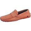 Lacoste Concours 13 Men's Driving Moccasins Shoes Suede Red Size 8.5