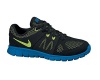 New Nike Boy's Flex 2014 Run Athletic Shoes Black/Blue/Green 11