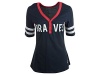 MLB Women's First Up Tee Rescue Red