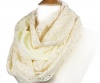 FandS - Solid & Lace Mixed Fashion Infinity Scarf | Multi Color