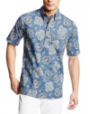 Pendleton Men's Surf Reyn Spooner Short Sleeve Printed Popover Shirt