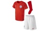 NIKE England 2014 Away Stadium Junior Soccer Kit, Red/White, Age 6-7