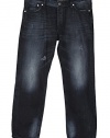 Calvin Klein Jeans Men's Deepest Midnight Slim Straight Leg Jean
