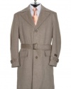 TASSO ELBA Mens Wool & Cashmere brown Coat Trenchcoat 42R Overcoat