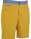Tommy Hilfiger Surf Shack Mens Yellow and Red Floral Swim Trunks Bathing Suit