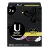 U by Kotex CleanWear Ultra Thin Regular Pads with Wings, Unscented, 36 Count