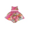 Ralph Lauren Little Girls Floral Sateen Ruffle Dress (12 Months)