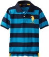 U.S. Polo Assn. Little Boys' Yarn Dyed Striped Polo