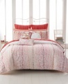 Style&co. Home Scarlett Reversible Floral/Ruffle Set of 2 EURO Pillow Shams