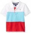 Tommy Hilfiger Little Boys' Dale Toddler Wow Polo, Apple Red, 3T