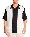 Cubavera Men's Big-Tall Short Sleeve Woven Camp with Front