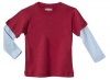 City Threads Girls Solid 2Fer Long Sleeve Basic T-Shirt (Infant & Toddler)
