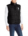 U.S. Polo Assn. Men's Basic Puffer Vest with Large Pony Logo
