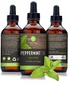 La Lune Naturals Peppermint Oil • LARGE 4 Oz Jar • 20 FREE Recipes & Dropper Included