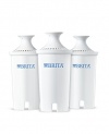 Brita Water Filter Pitcher Replacement Filters, 3 Count (Packaging May Vary)