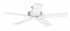 Hunter 25517 Summer Breeze 52-Inch 5-Blade Ceiling Fan, White with White/Bleached Oak Blades