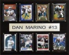NFL Dan Marino Miami Dolphins 8 Card Plaque