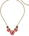 kate spade new york Space Age Floral Small Necklace, 16'' + 3 Extender