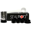 Reusable Nespresso Compatible Capsules - NEW Sealpod 5 Pack - Safe, Stainless Steel Refillable Nespresso Pods Work with Most Nespresso Machines