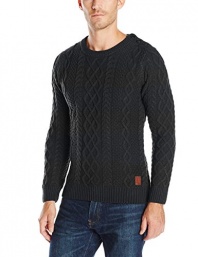 Scotch & Soda Men's Cable Knitted Crew Neck