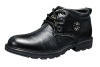 Wood LinSen Daily Leisure Men's Fashion Business Abrasion Resistant Leather Shoes British Wind(9D(M)US,black)