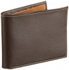 Perry Ellis Men's Ny Simple Bifold Wallet, Brown, One Size