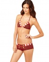 Juicy Couture Sailor Girl Triangle Top and Hipster Bottom Bikini Set Small