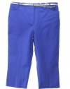 Style&co. Plus Size Pants, Women's Belted Capri (16 Plus, Bright Sapphire)