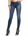 GUESS Women's Low-Rise Power Skinny Jeans in Reller Wash