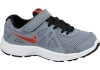 Boy's Nike Revolution 2 Running Shoe (11C-3Y) Magnet Grey/Black/White/Challenge Red Size 12 Kids US