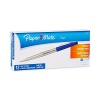 Papermate Flair Porous Point Stick Free-Flowing Liquid Pens, Blue Ink, Ultra Fine Point, Dozen, DZ - PAP8310152