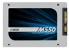 Crucial M550 256GB SATA 2.5 7mm (with 9.5mm adapter) Internal Solid State Drive CT256M550SSD1