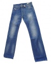 Diesel Mens Larkee Jeans Wash 0888b Regular Straight Trousers Chinos Blue
