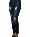 LnLClothing Junior's Distressed Skinny Jeans