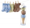 Baby Aspen Sweet Feet Three Scoops of Socks Gift Set, Blue
