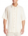 Cubavera Men's Big & Tall Short-Sleeve Contrast Shirt