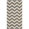 Safavieh Courtyard Collection CY6244-246 Grey and Beige Area Rug, 2 feet by 3 feet 7 inches (2' x 3'7)