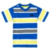 Ecko Unltd. Boys 2-7 Striped Short Sleeve V-Neck T-Shirt 4 True Blue