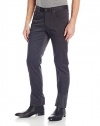 Kenneth Cole New York Men's Five Pocket Pant, Charcoal Gray Combo, 31/32