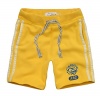 AF Fashion Mens Sports Casual Jogger Loose Casual Shorts Harem Pants Trousers (Yellow Size L)