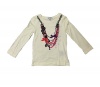 DKNY Toddler Long Sleeve Necklace Shirt (4T)