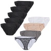 Hanes Women's Microfiber Ultimate String Bikini 5 Colors-pack of 9 or 6