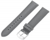 MICHELE MS18AA060020 18mm Leather Calfskin Grey Watch Strap